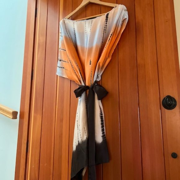 BCBG MaxAzria Silk Bohemian Shift - Picture 2 of 11